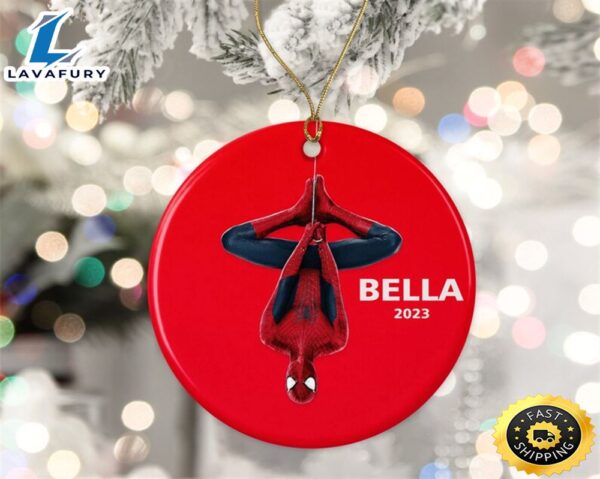 Personalized Spider Man Ornament 2023 Christmas Ornament