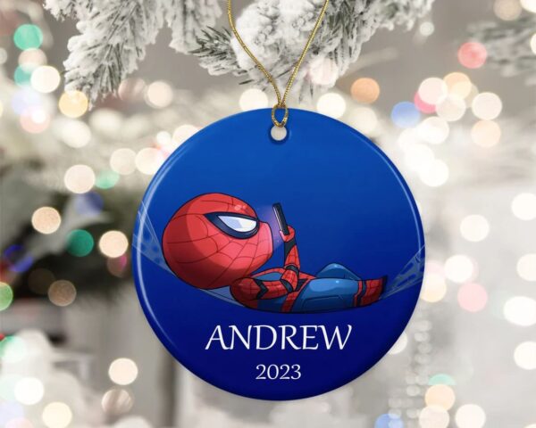 Personalized Spider Man Ornament Chipi 2023 Christmas Ornament