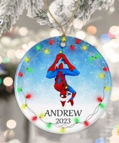 Personalized Spider Man Ornament City…