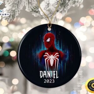 Personalized Spider Man Ornament Custom…