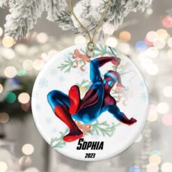 Personalized Spider Man Ornament Film…