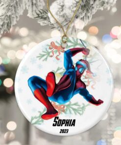 Personalized Spider Man Ornament Film…