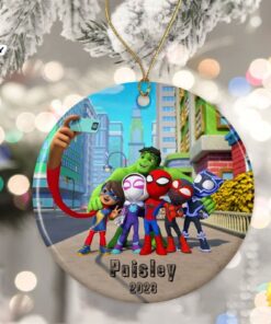 Personalized Spider Man Ornament Marvel…