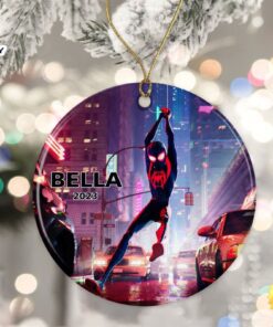 Personalized Spider Man Ornament Movie…