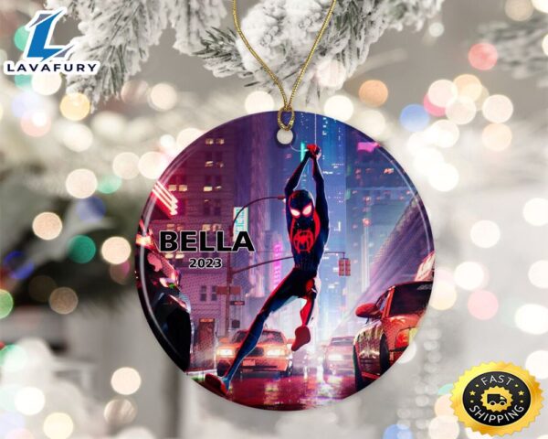 Personalized Spider Man Ornament Movie 2023 Christmas Ornament