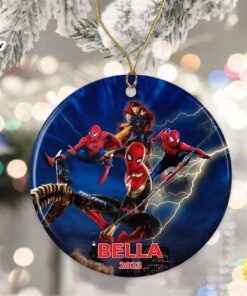 Personalized Spider Man Ornament Movie…