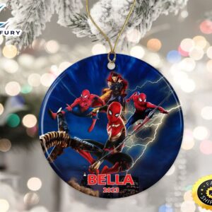 Personalized Spider Man Ornament Movie…