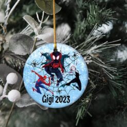 Personalized Spider Verse Christmas Ornament,…