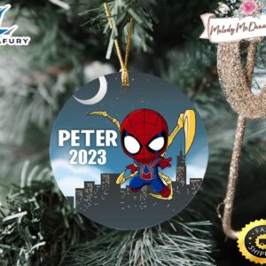 Personalized Spiderman Christmas Ornament, Superhero…