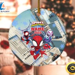 Personalized Spiderman Ornament, Christmas Ornament