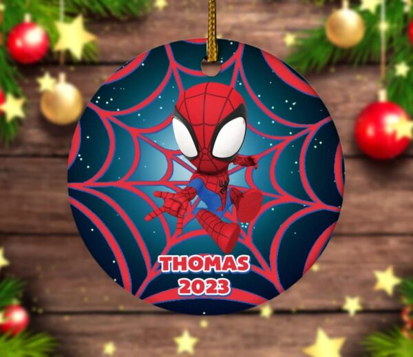 Personalized Spidey And His Amazing Friends Ornament