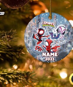 Personalized Spidey Christmas Ornament, Spiderman…