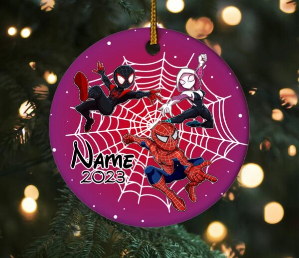 Personalized Spidey Ornament, Spiderman Ornament, Spidey and His Amazing Friend Ornament