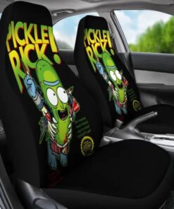 Pickle Rick Funny Seat Cover