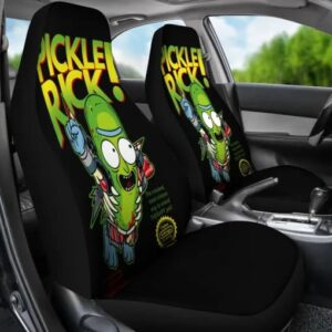 Pickle Rick Funny Seat Cover