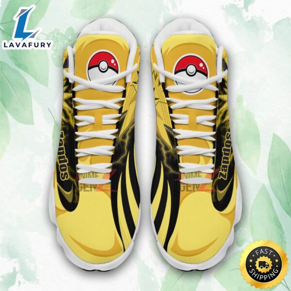 Pokemon Zapdos Air Jordan 13 Sneakers Custom Anime Shoes