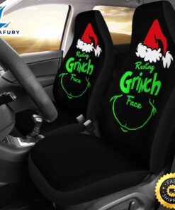 Resting Grinch Face Car Seat…