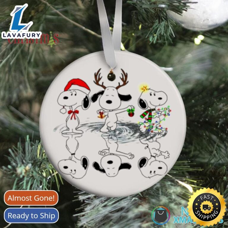 Snoopy Christmas Ornament Xmas 2023 Lavafury