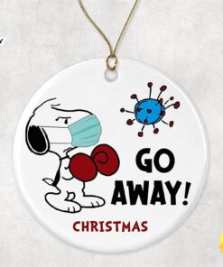 Snoopy Go Away 2021 Peanuts Christmas Tree Ornament