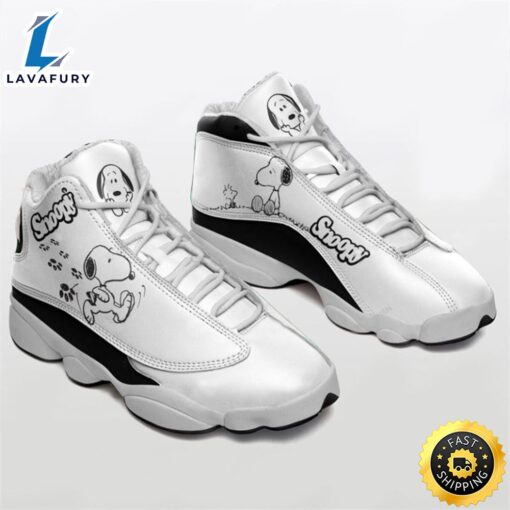 Snoopy Jordan 13 Shoes Cartoon