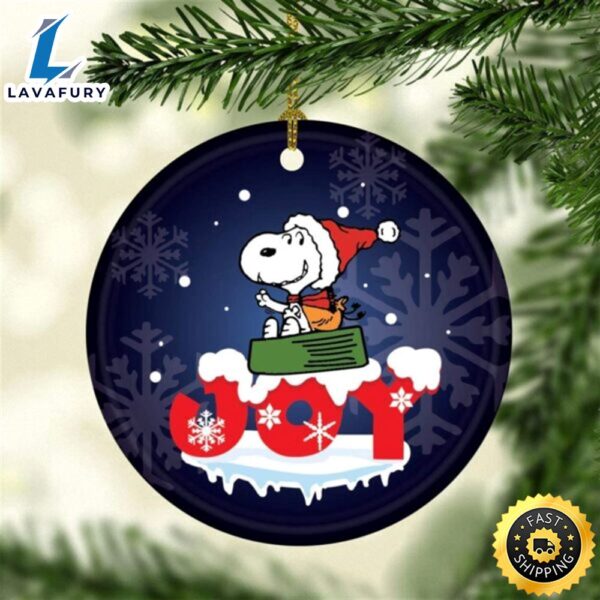 Snoopy Joy Christmas Tree Quarantine 2023 Ornament Xmas Gifts Presents