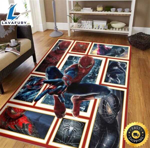 Spider Man Marvel Avengers Superheroes Love Decorative Floor Marvel Christmas Rug