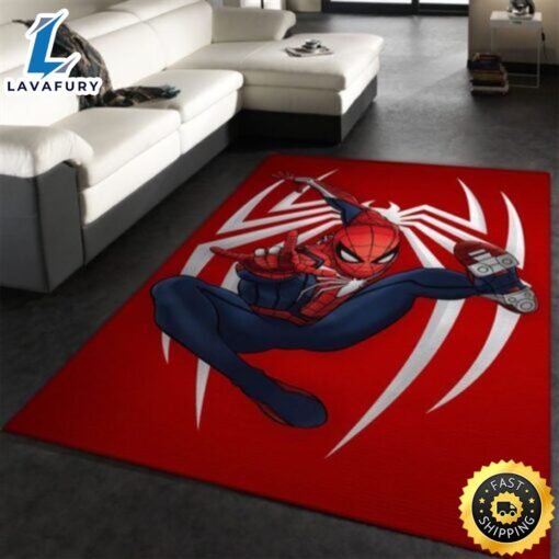 Spider Man Marvel Superhero Art Movie Marvel Christmas Rug