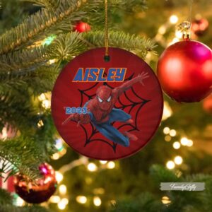 Spiderman Christmas Ornament, Personalized Christmas…