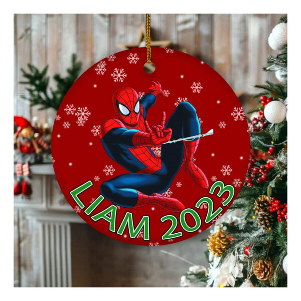 Spiderman Ornament, Spiderman Christmas 2023 Custom