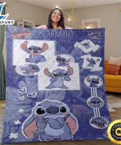 Stitch And Lilo Quilt Blanket,…