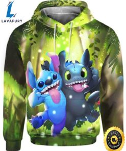 Stitch And Toothless Smile 3d…
