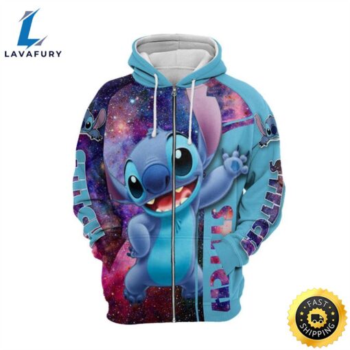 Stitch Art 3d Printed Hoodie