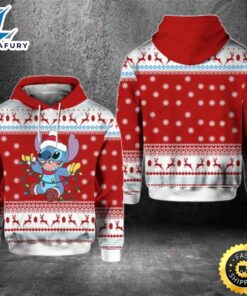 Stitch Christmas 3d Hoodie All…