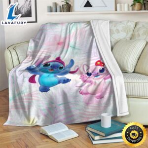 Stitch Disney Blanket Couple Gift…