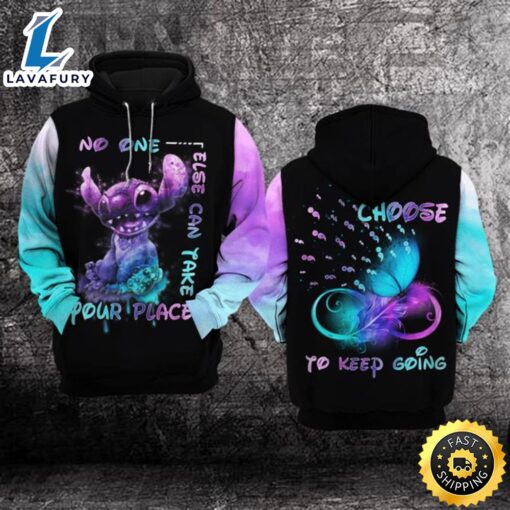 Stitch Disney Suicide Awareness 3d All Over Print Hoodie