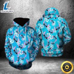 Stitch Light Blue 3d Hoodie…