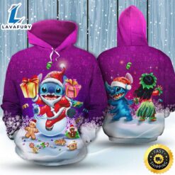 Stitch Lilo Santa Clause Purple…