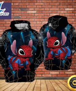 Stitch Spiderman 3d All Over…