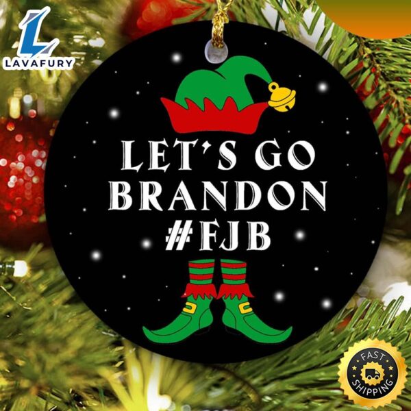 The Grinch 2023 Lets Go Brandon FJB Grinch Christmas Grinch Christmas Ornament