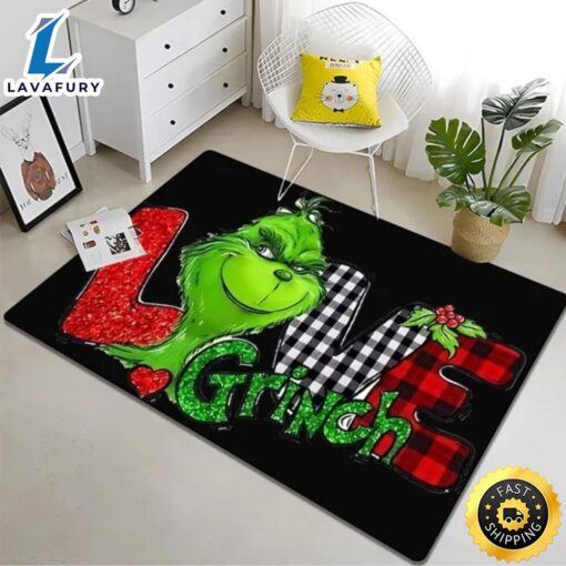 The Grinch Love Stole Christmas Grinch Bathroom Rug