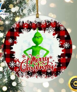 The Grinch Merry Christmas Ornament