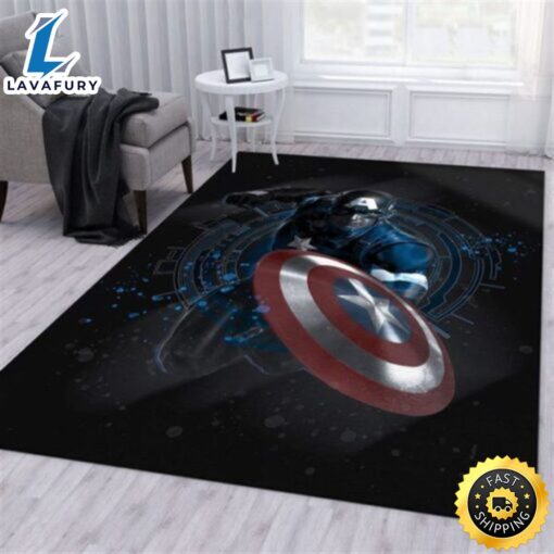 The Shield Captain America Marvel 2023 Marvel Christmas Rug