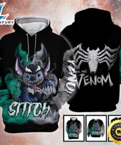 Venom 3d Stitch Halloween Tee…