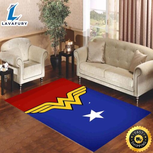 Wonderwoman Superhero Chrismas 2023 Marvel Christmas Rug