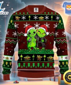 Yoda And Grinch Brown Green…
