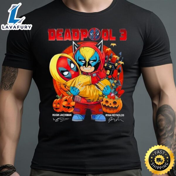2024 Deadpool 3 Hugh Jackman And Ryan Reynolds  Unisex T-shirt