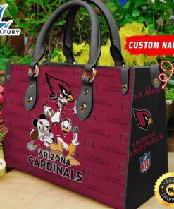 Arizona Cardinals Disney Women Leather Bag