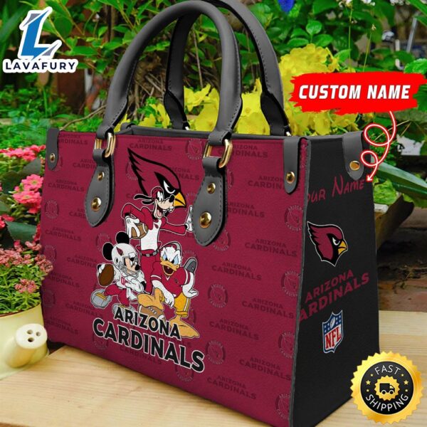 Arizona Cardinals Disney Women Leather Bag