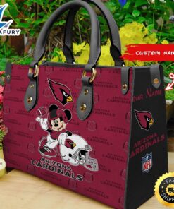 Arizona Cardinals Mickey Women Leather…