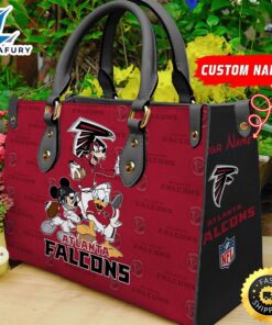 Atlanta Falcons Disney Women Leather Bag